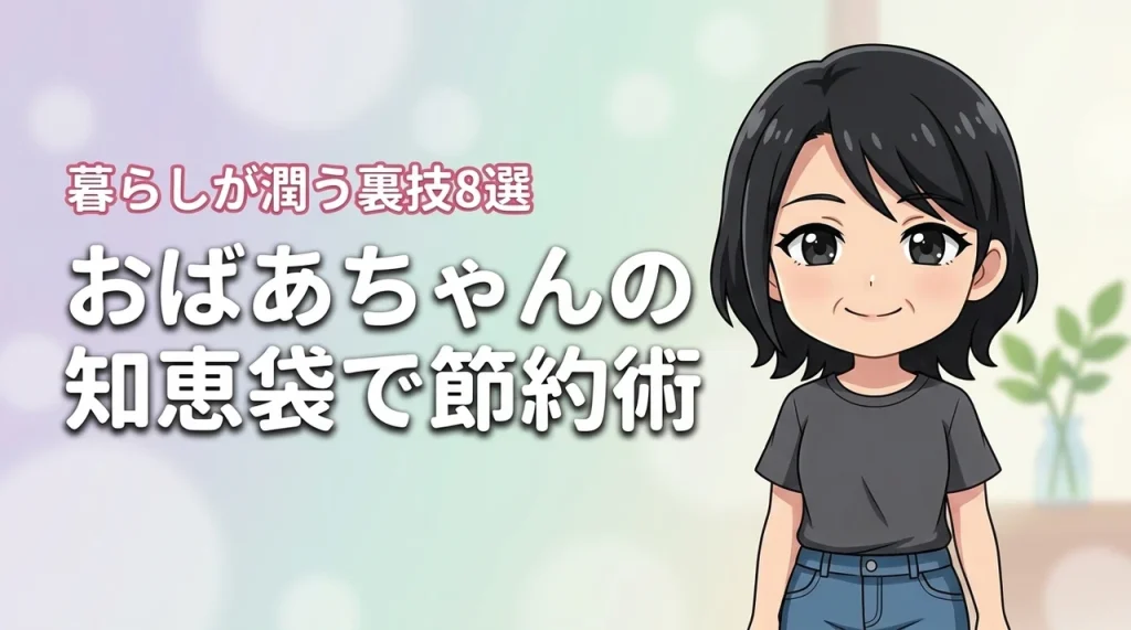 おばあちゃんの知恵袋で再利用！暮らしが潤う裏技8選と節約術