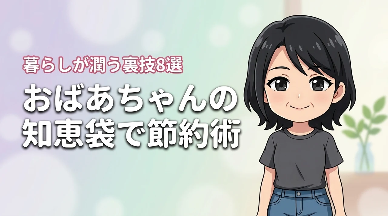 おばあちゃんの知恵袋で再利用!暮らしが潤う裏技8選と節約術