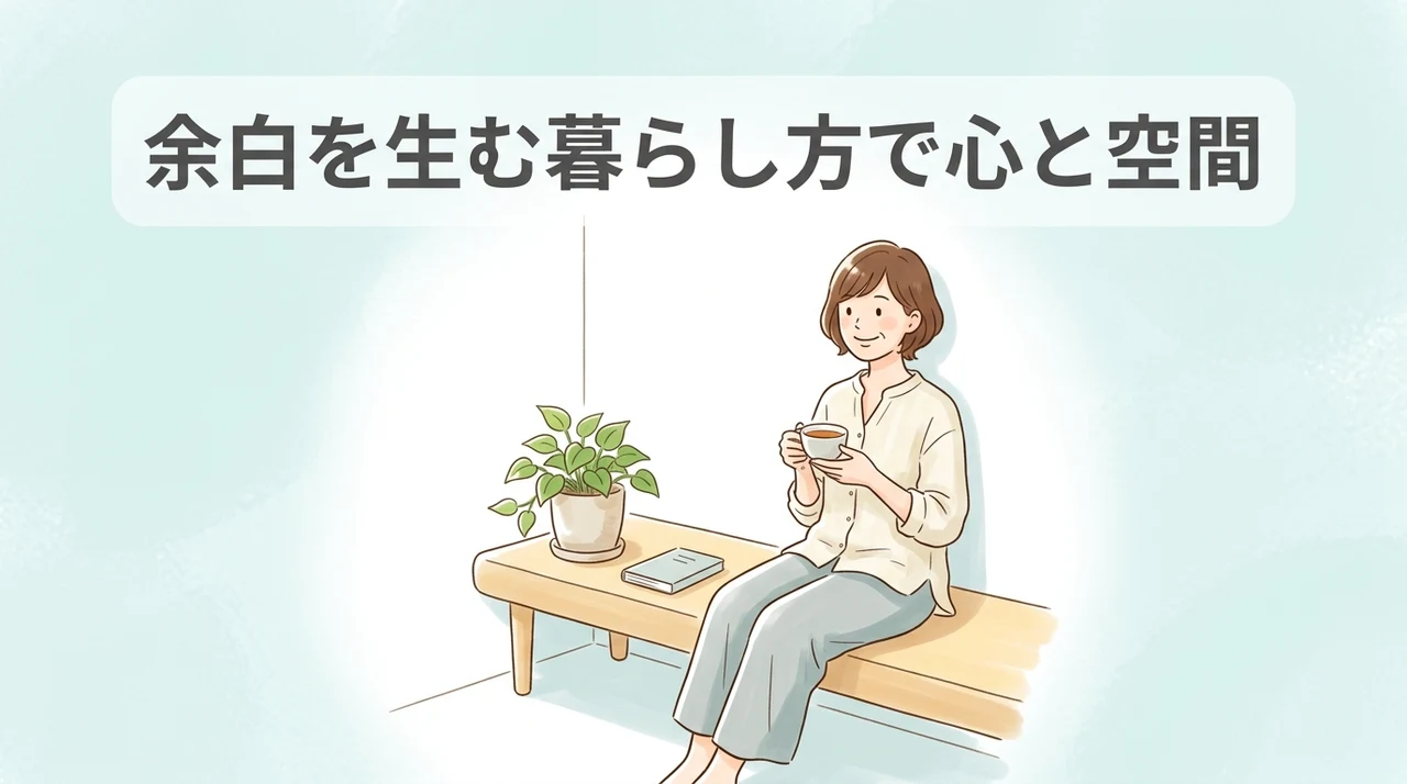 余白を生む暮らし方で心と空間にゆとりを