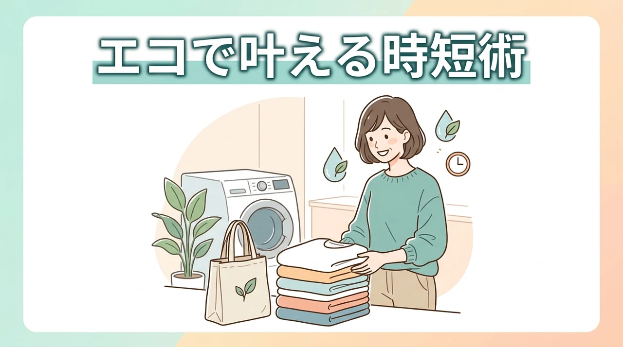 家事効率が上がるエコな暮らしのメリット