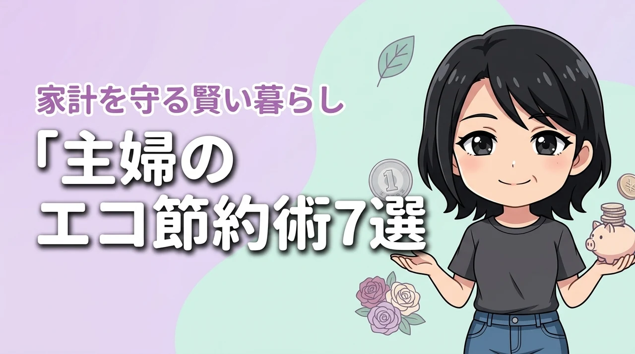 主婦が実践すべきエコ節約アイデア7選！家計を守る賢い暮らし術