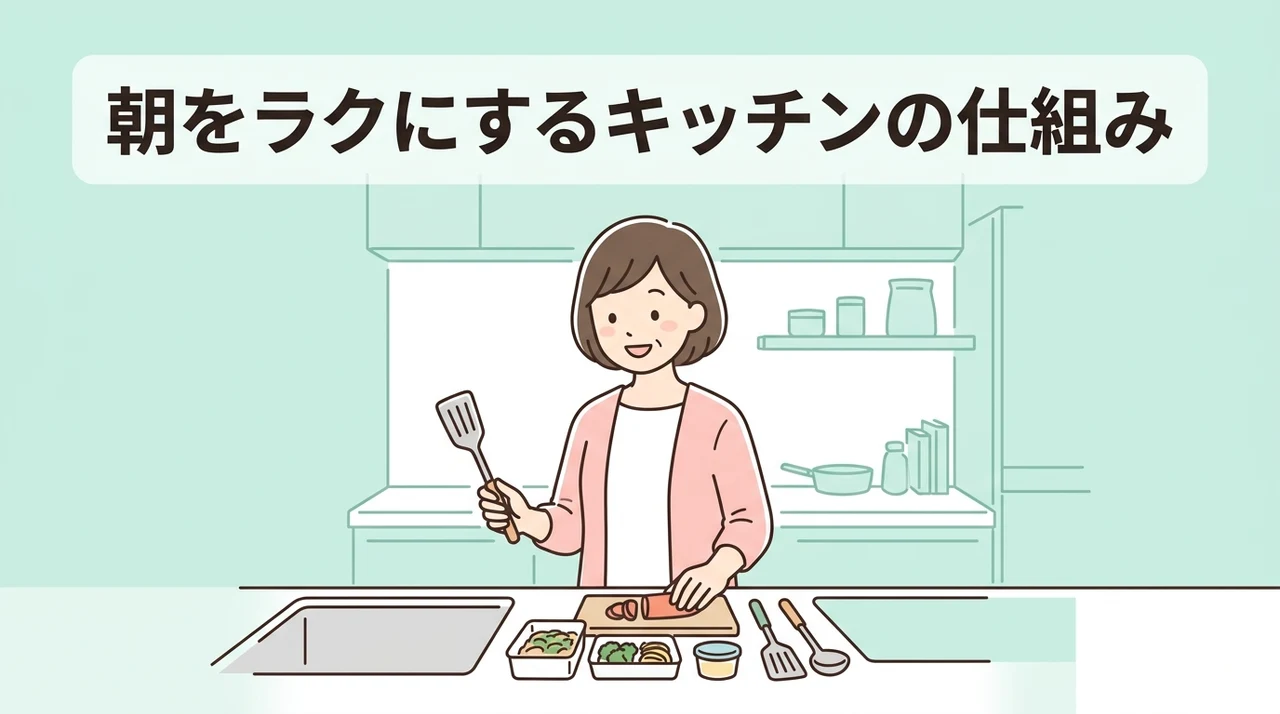 朝のキッチンの準備を楽にする仕組みの基本