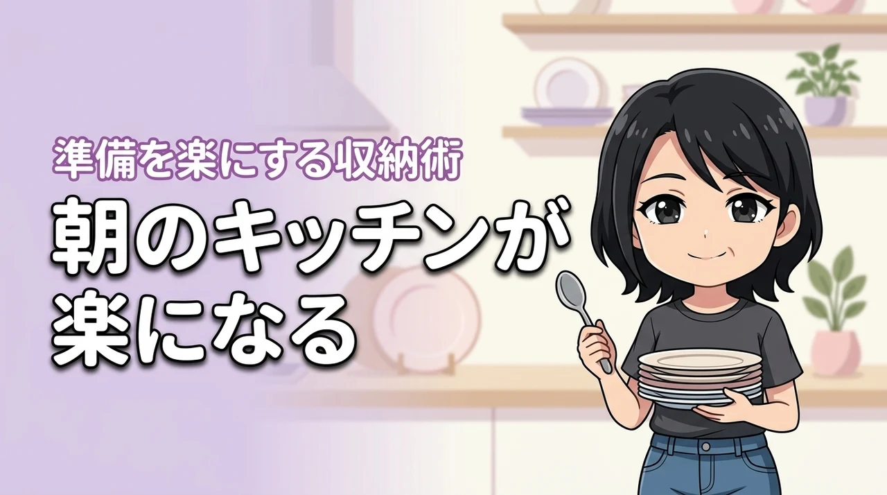 朝のキッチンがバタバタで辛い？準備を楽にする収納のコツと仕組み作りで余裕を生む