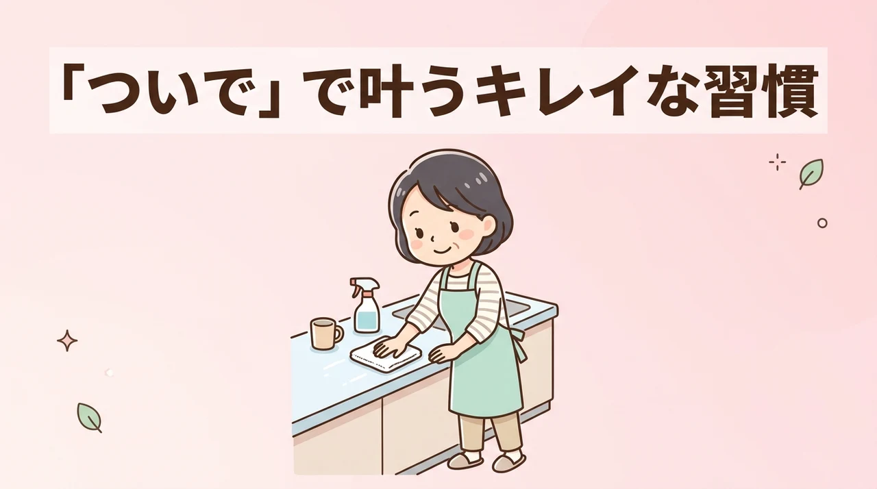 清潔な状態を保つための予防家事と習慣